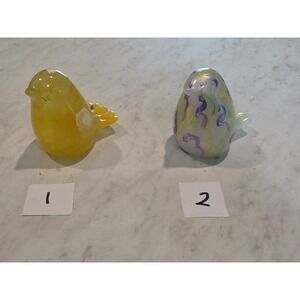 Handmade Resin Worry Birds